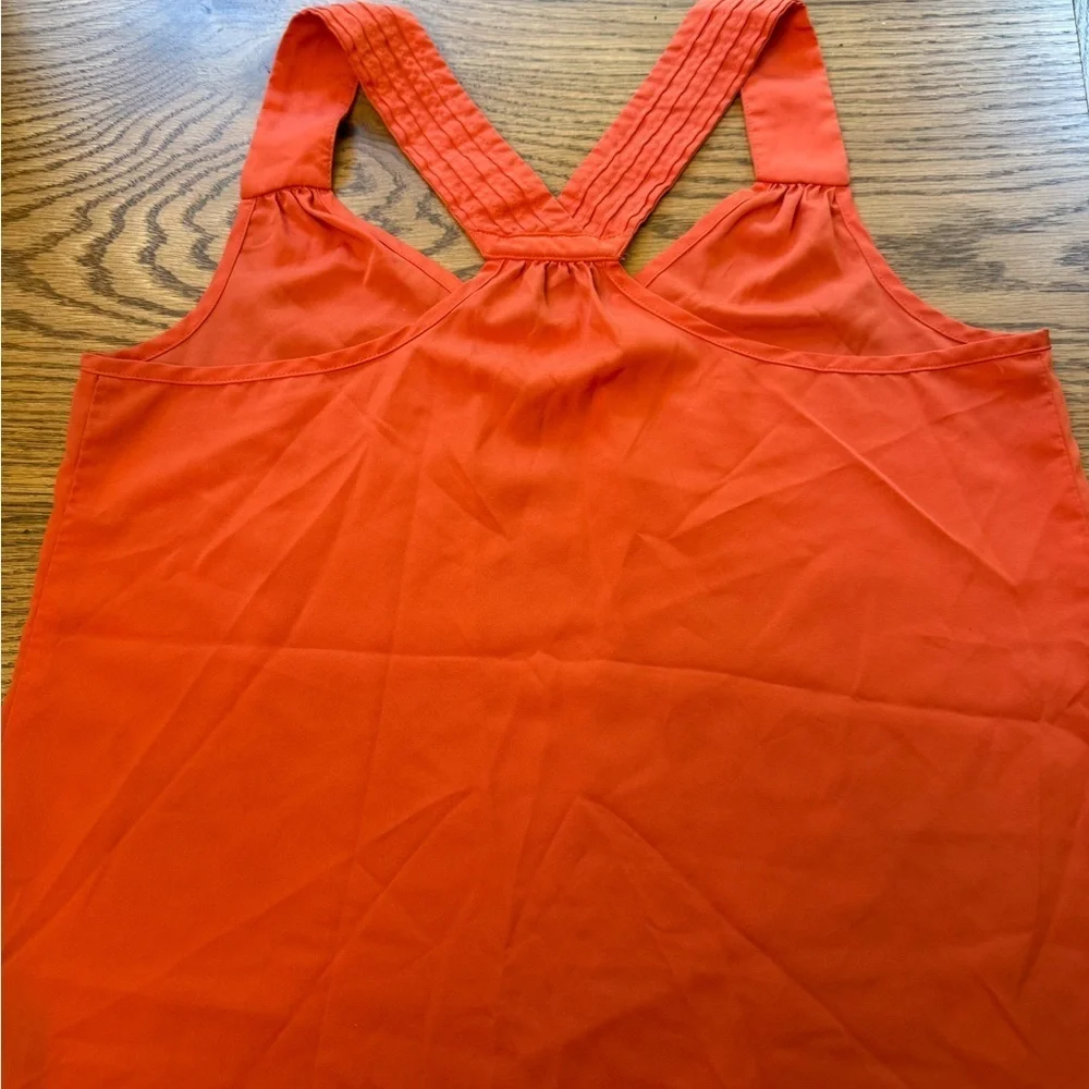 Medium Women's Forever 21 Orange Sleeveless Top - Picture 3 of 7